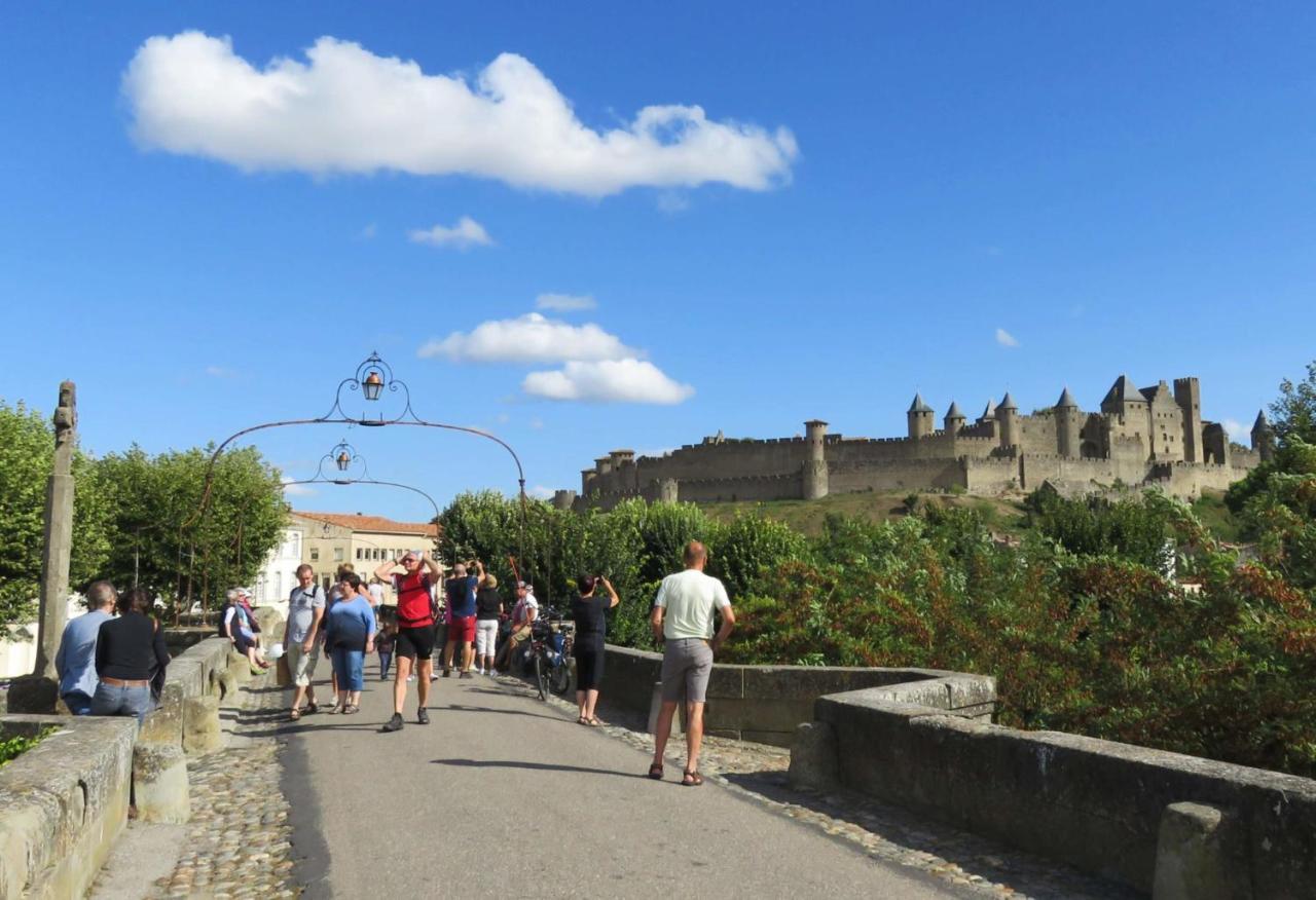 Tout Confort ! Calme, Climatisation, Parking Gratuit, Grande Terrasse, Ascenseur, Wifi Carcassonne Exterior foto